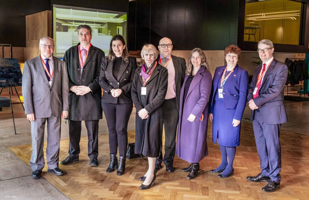 Visitors at the event